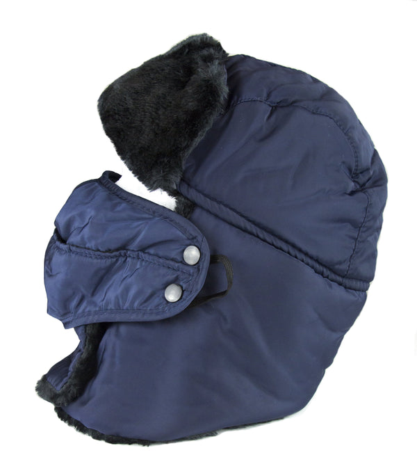 Sakkas Sakkas Dab Unisex Faux Fur Ushanka Trapper Hat Chin Strap Removable Mask Russian Aviator Trooper Winter Hat For Men & Women