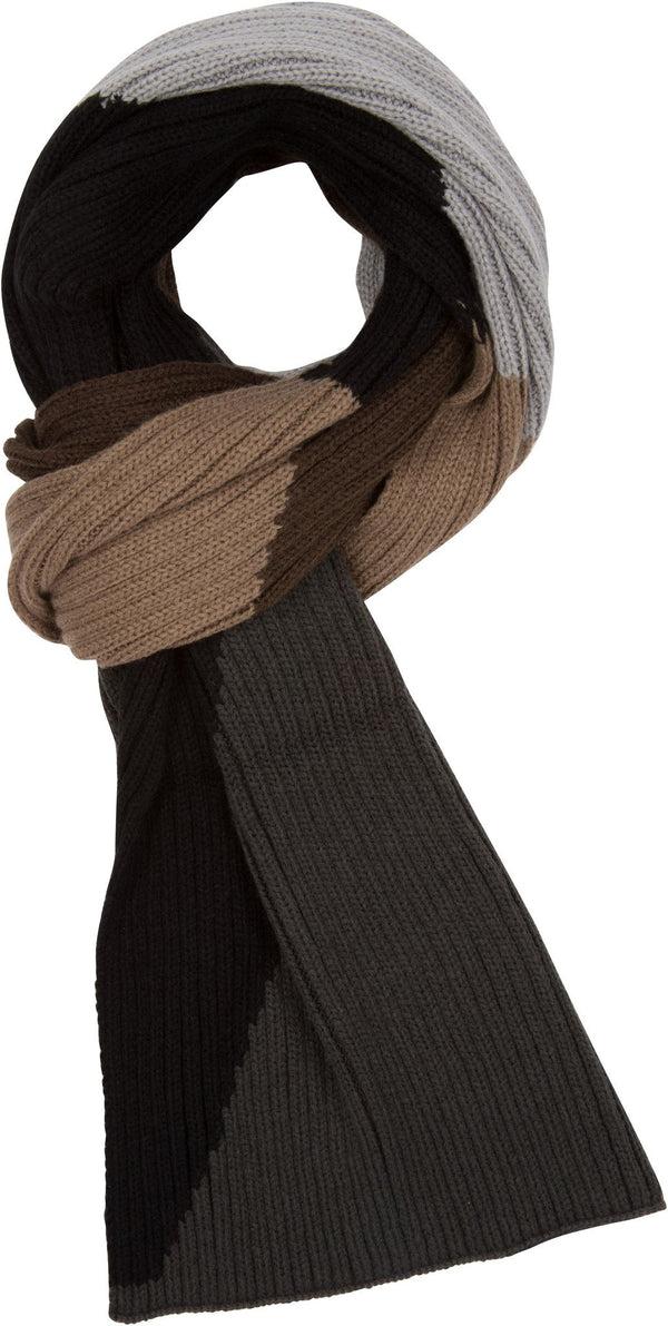 sakkas Sakkas Miller Unisex Long Ribbed Knit Aztec Winter Scarf