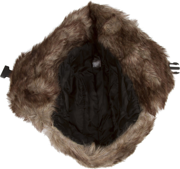 Sakkas Sakkas Morgan Trapper Hat Ushanka Trooper Unisex Winter Faux Fur Ear Flap With Chin Strap Warm Ski Snowboard Hunting Cap