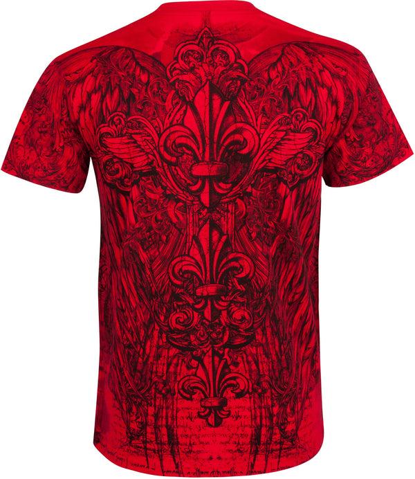 Sakkas Sakkas Vines And Fleur De Lis Cotton Mens T-Shirt