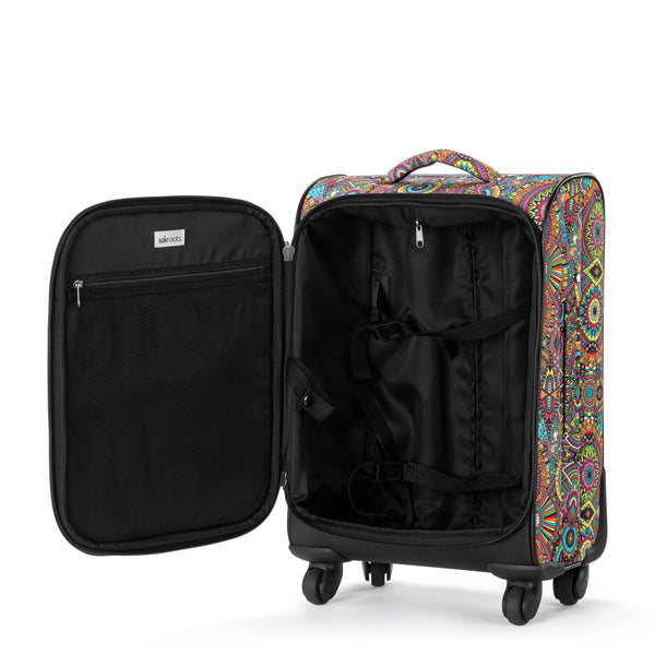 Sakroots 21" Spinner Carry On Luggage Rainbow Wanderlust