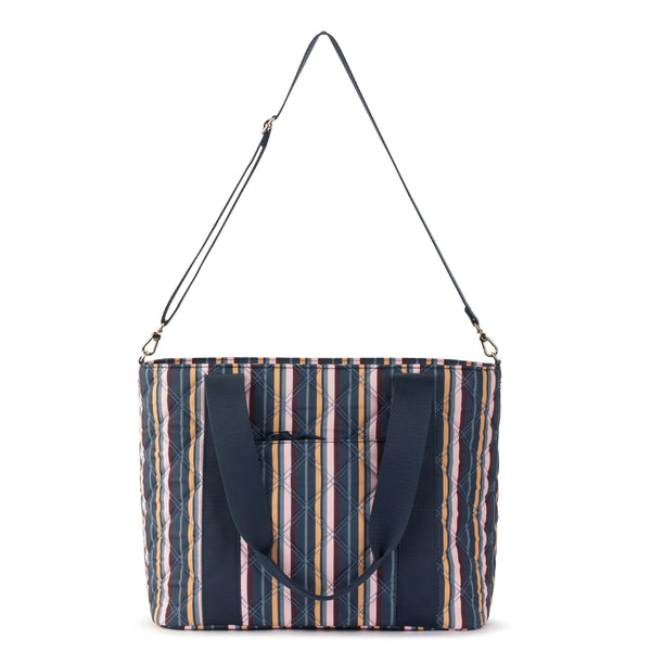 Sakroots Arlo Large Tote Vibrant Multi Diamond Quilted