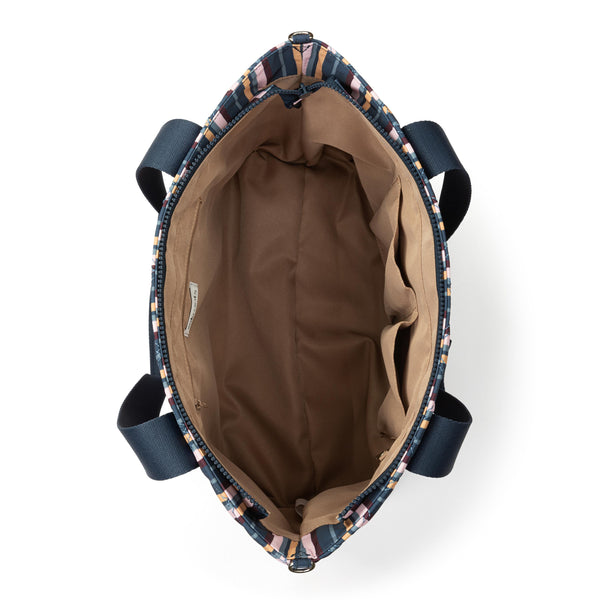 Sakroots Arlo Large Tote Vibrant Multi Diamond Quilted