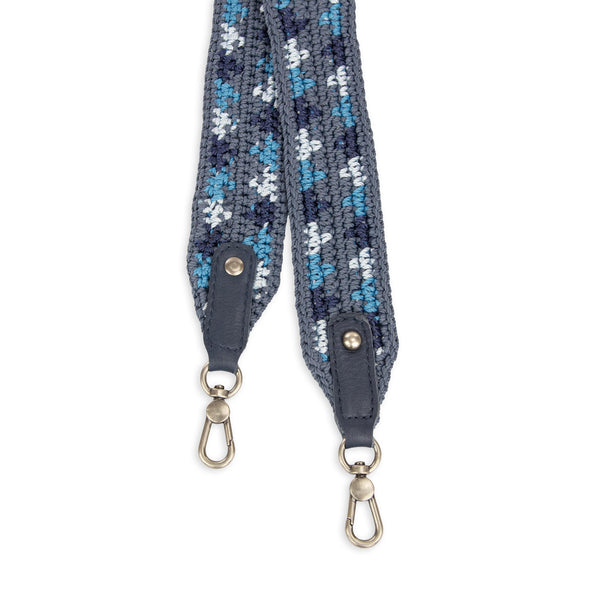 Sakroots Crochet Crossbody Strap Maritime Triangles