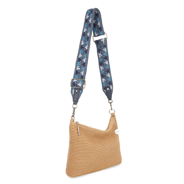 Sakroots Crochet Crossbody Strap Maritime Triangles