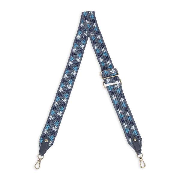 sakroots Crochet Crossbody Strap Maritime Triangles