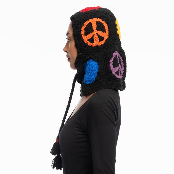 Sakroots Haven Balaclava Gloves Set Black Peace And Love