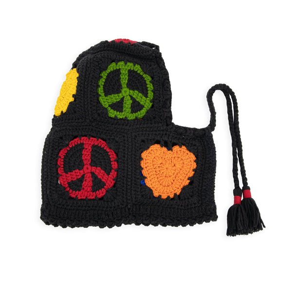 Sakroots Haven Balaclava Gloves Set Black Peace And Love