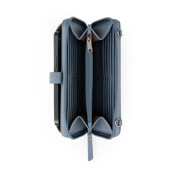 Sakroots Iris Smartphone Wallet Maritime Wave Embossed