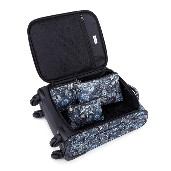 Sakroots On The Go 21" Spinner Luggage Bundle Midnight Seascape