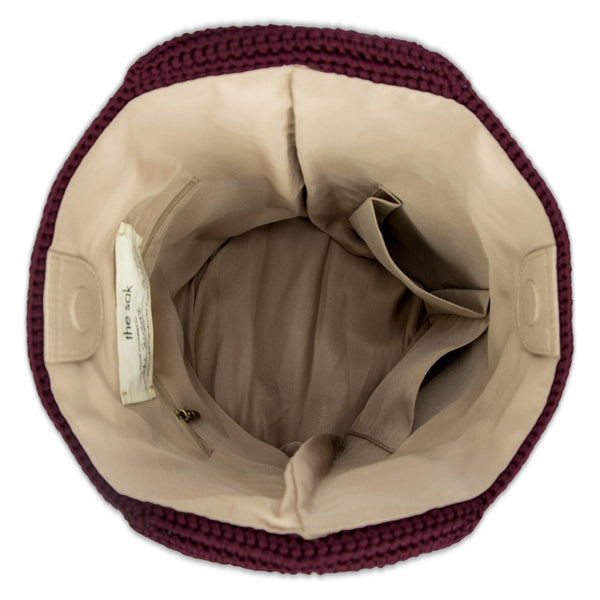 Sakroots 120 Hobo Black Cherry Cozy Weave