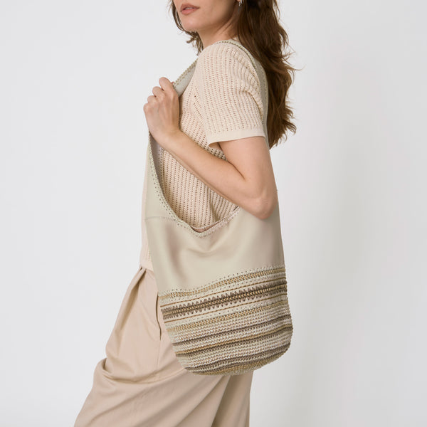 Sakroots 120 Hobo Stone Neutral Seminyak