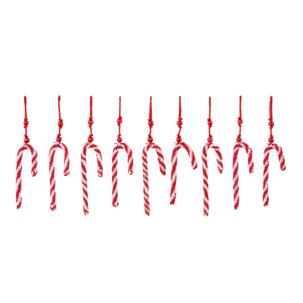 Sakroots 9 Piece Ornament Set Candy Canes