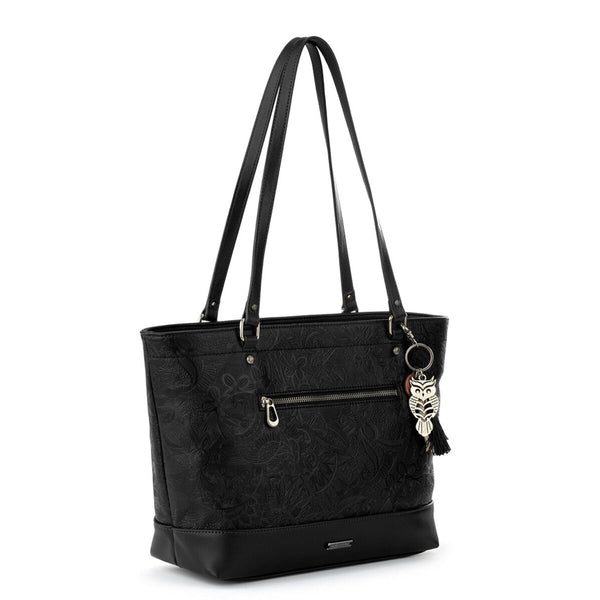 Sakroots Arcadia Metro Tote Black