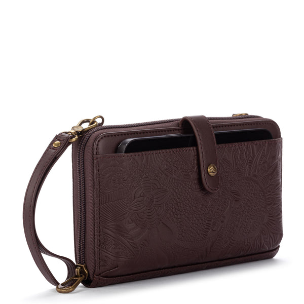 Sakroots Arcadia Smartphone Wallet Mahogany