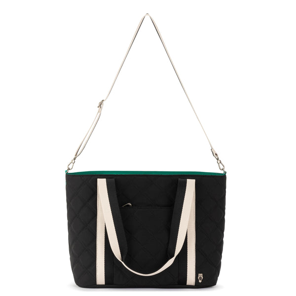 Sakroots Arlo Large Tote Black Diamond Quilted