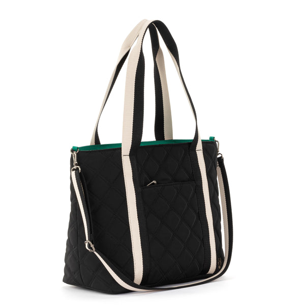 Sakroots Arlo Large Tote Black Diamond Quilted