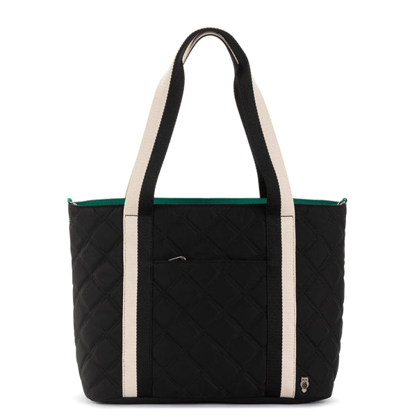 sakroots Arlo Large Tote Black Diamond Quilted