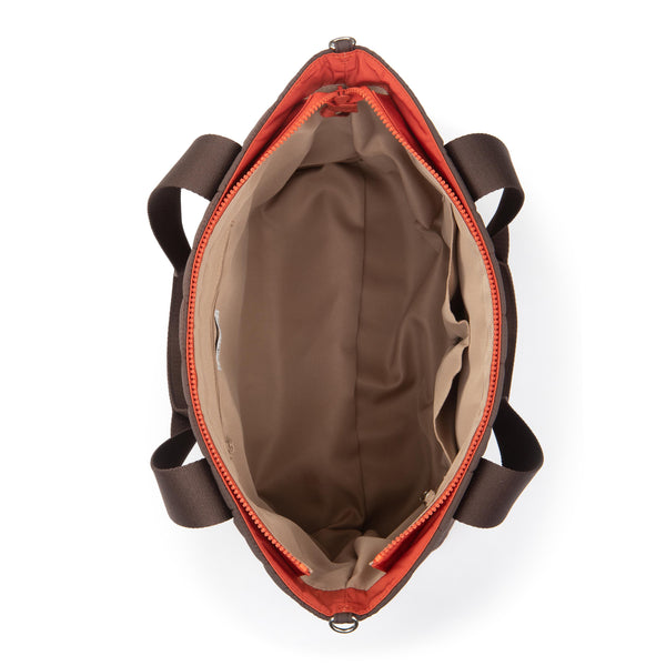 Sakroots Arlo Large Tote Mahogany Woven Quilted