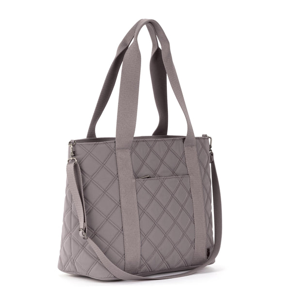 Sakroots Arlo Large Tote Mushroom Diamond Quilted