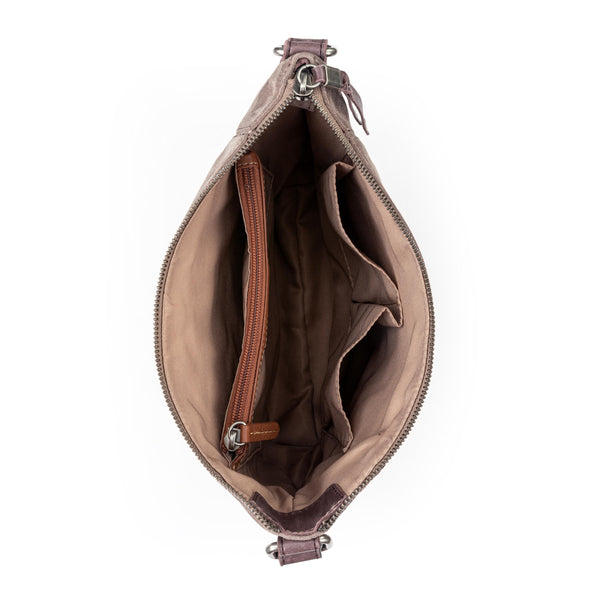 Sakroots Ashland Crossbody Mushroom Suede