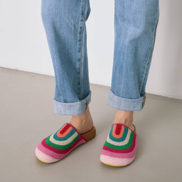 Sakroots Bolinas Clog Beach Stripe