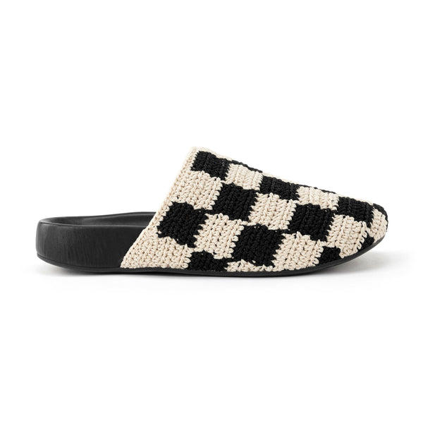 Sakroots Bolinas Clog Black Check