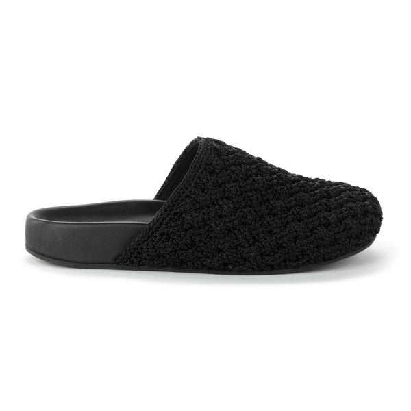 Sakroots Bolinas Clog Black Cozy Weave