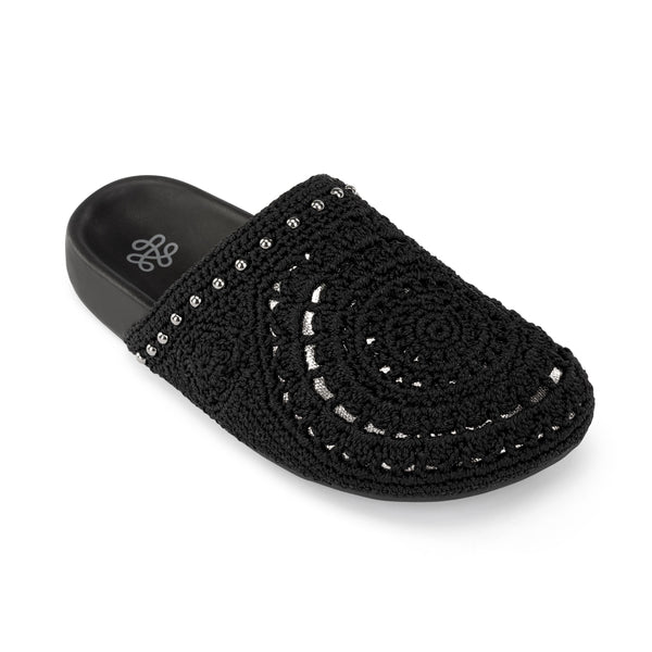 Sakroots Bolinas Clog Black Medallion