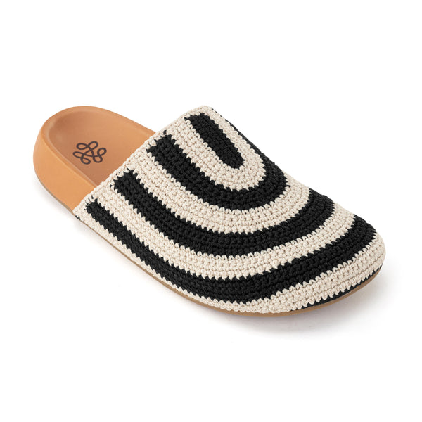 Sakroots Bolinas Clog Black Stripe