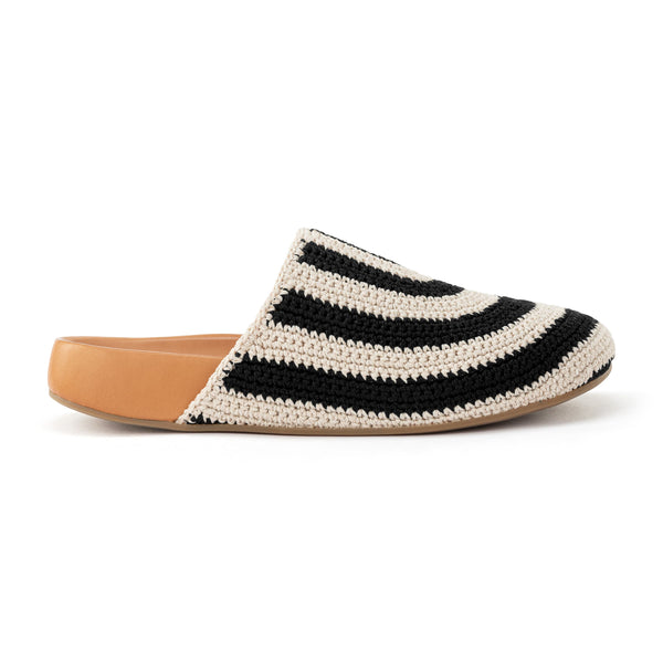 Sakroots Bolinas Clog Black Stripe