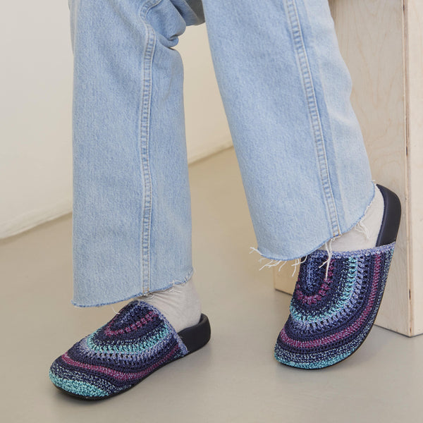 Sakroots Bolinas Clog Lapis Stripe