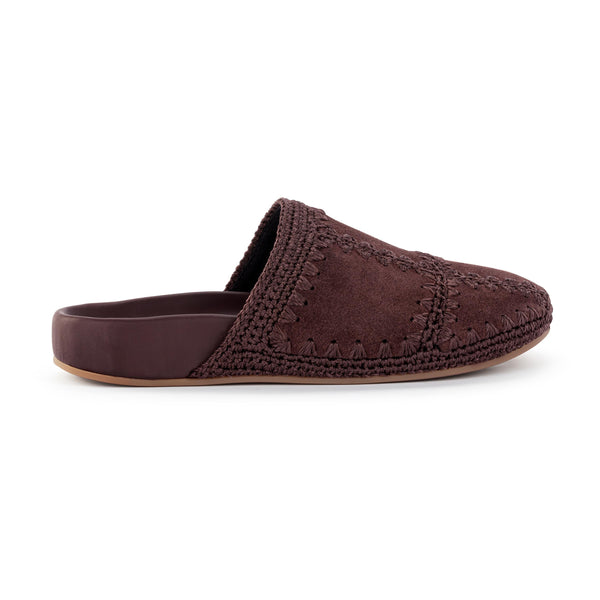 Sakroots Bolinas Clog Mahogany Suede Patch