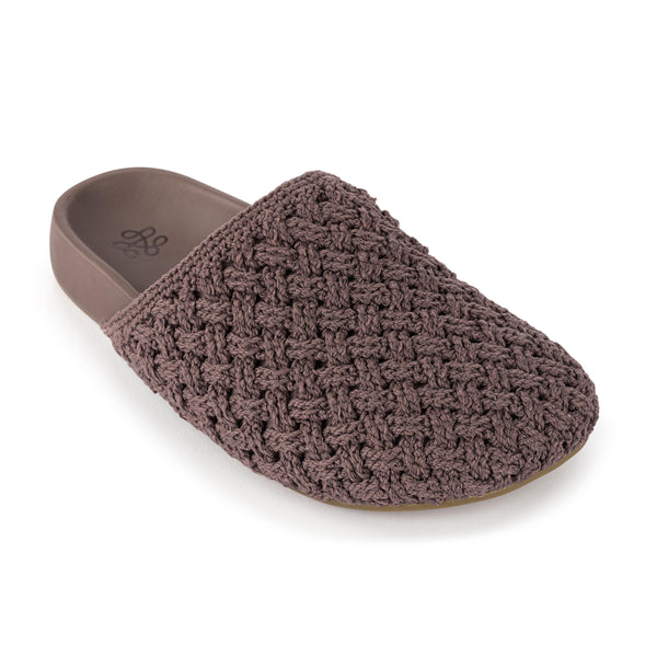 Sakroots Bolinas Clog Mushroom Cozy Weave