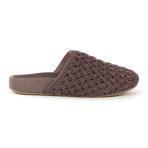 Sakroots Bolinas Clog Mushroom Cozy Weave