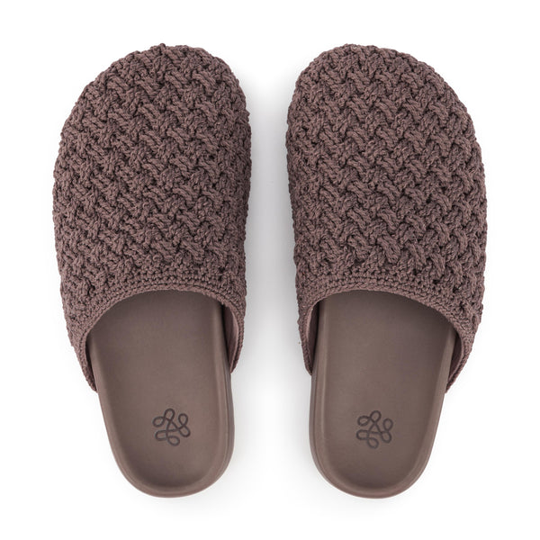 sakroots Bolinas Clog Mushroom Cozy Weave