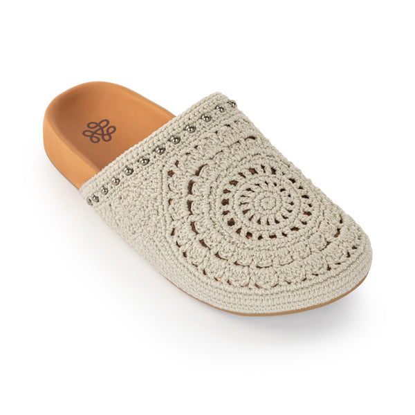 Sakroots Bolinas Clog Natural Medallion