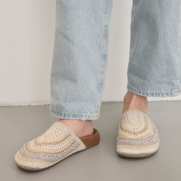 Sakroots Bolinas Clog Sand Stripe