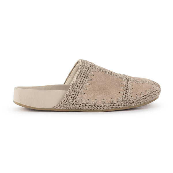 Sakroots Bolinas Clog Sand Suede Patch