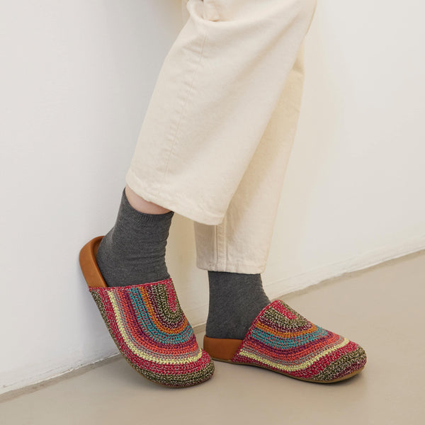 Sakroots Bolinas Clog Sunset Stripe