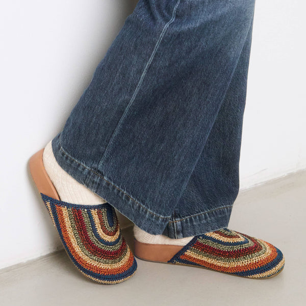 Sakroots Bolinas Clog Woodland Stripe