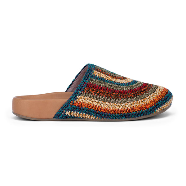 Sakroots Bolinas Clog Woodland Stripe