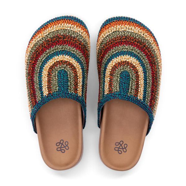 sakroots Bolinas Clog Woodland Stripe