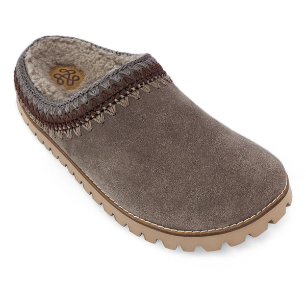 Sakroots Bolinas Everyday Clog Mushroom Shearling