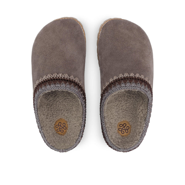 sakroots Bolinas Everyday Clog Mushroom Shearling