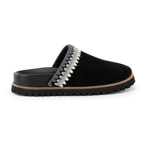 Sakroots Bolinas Lug Sole Clog Black Seminyak