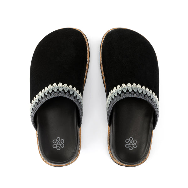 sakroots Bolinas Lug Sole Clog Black Seminyak