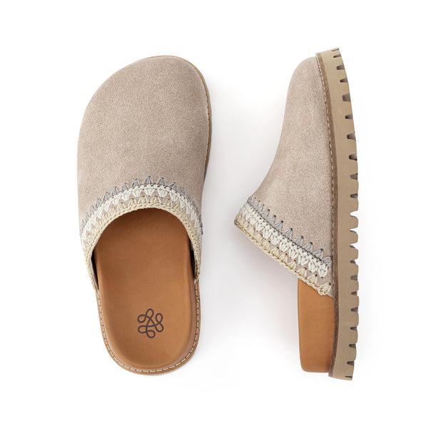 Sakroots Bolinas Lug Sole Clog Sand Seminyak