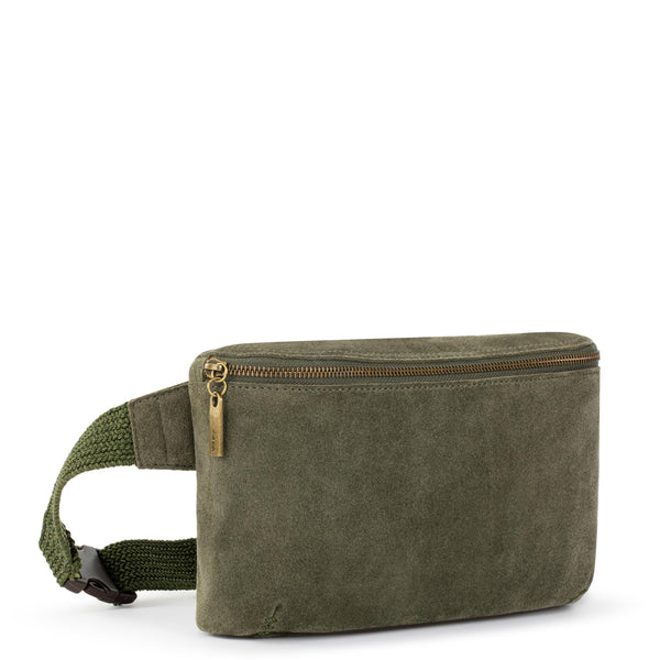 Sakroots Caraway Large Belt Bag Moss Suede