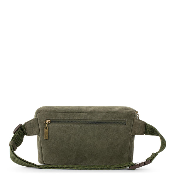 Sakroots Caraway Large Belt Bag Moss Suede
